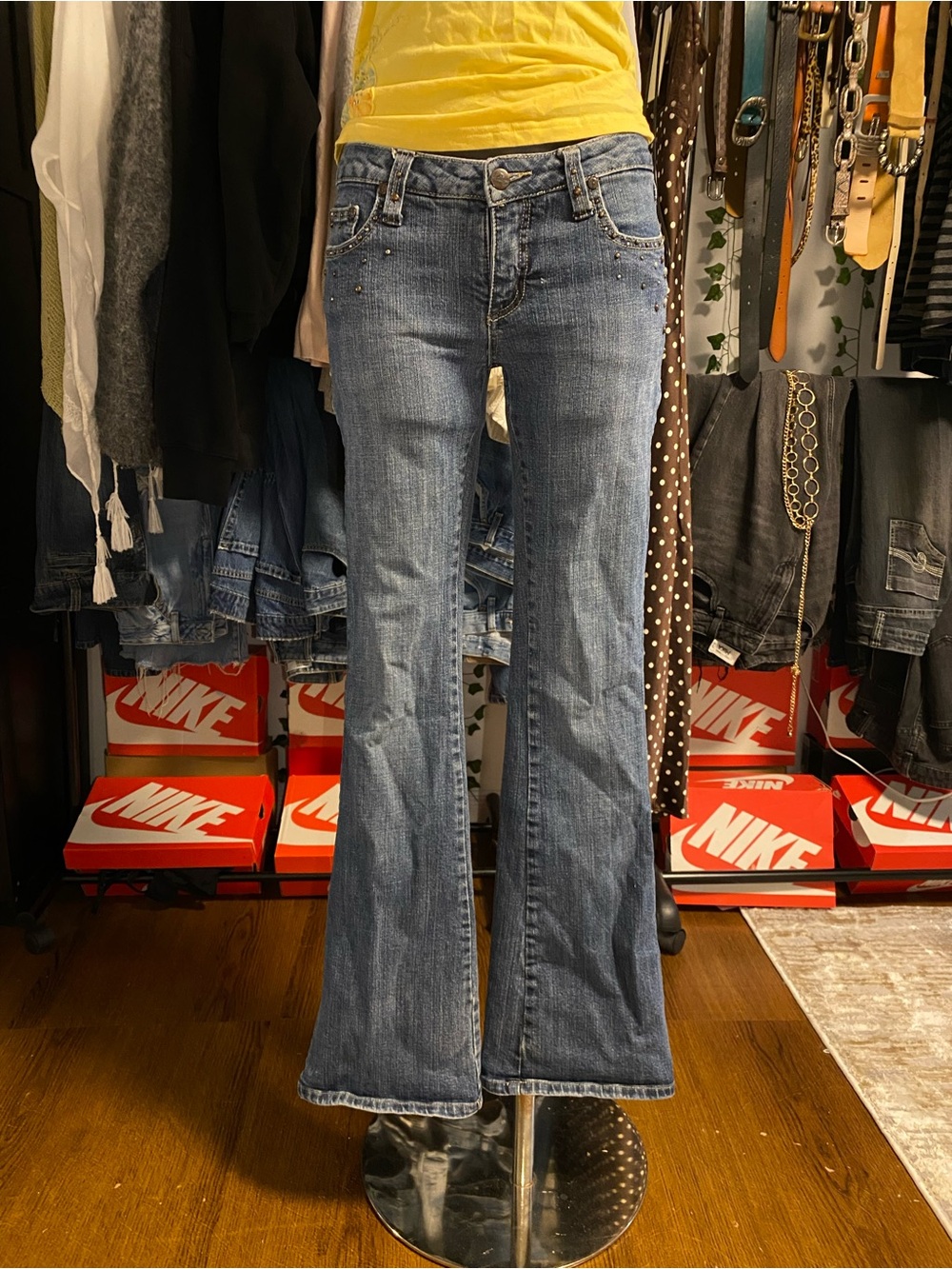 Vitnage BONGO Blue Bootcut Low rise Jeans